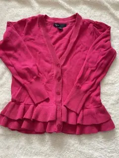 GapKids フリル付きカーディガン 120cm