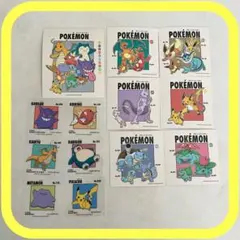 ポケモン ステッカー シール スリコ　30周年　ステッカーセット