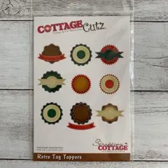 【新品】コテージカッツカッティングダイ(Retro Tag Topper)