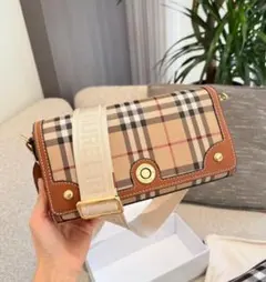 Burberry チェック柄ショルダーバッグ#