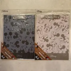 【未開封品】ディズニー ミッキー　ミニー　A4クリップボード　2個セット