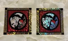 ポケモン 工芸展 東京会場 公式 ステッカー 非売品 コンプ 3枚 台紙