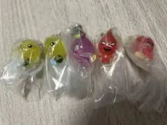 しずくちゃん　めじるしチャーム　5点セット