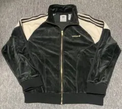 adidas ベロア　トラックジャケット　ジャージ アディダス S