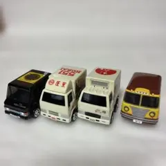 【美品タカラ製】チョロQ 4台セット（551蓬莱 / おたべ / 乳頭温泉 他）