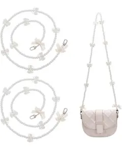 ⭐️パールバッグチェーン スマホショルダー 交換用 2個セット