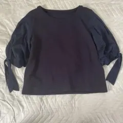 ブラウス 紺 PAGEBOY