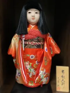 吉徳大光 市松人形 ガラスケース入り - メルカリ