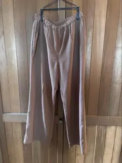 FREAK'S STORE ベージュ ワイドパンツ フリーサイズ