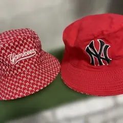 NY Yankees バケットハット リバーシブル 双子 twins 兄弟