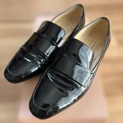 FABIO RUSCONI エナメルローファー　37