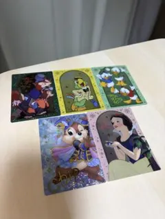 Disney Characters ウエハース　カード5枚セット　バラ売り可能