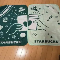 STARBUCKS フリースブランケット 2枚セット　2022福袋スターバックスのサムネイル