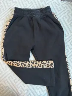 スウェットズボン 110 ヒョウ柄.