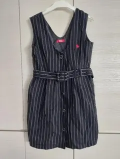 Polo　ストライプ　ワンピース　ジャンスカ