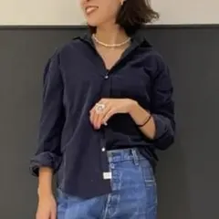 最終値下げ！期間限定出品新品タグ付き✨conte✨キュプラシルク シャツ 