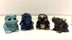 ゴジラ　指人形　フィギュア4体セット