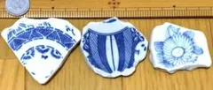 シー陶器 大〜特大 陶器 陶器片 和柄  和風  ハンドメイドパーツ 金繋ぎ