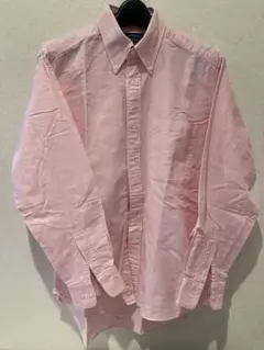 新品　toffee 長袖ボタンダウンシャツ　ピンク　Sサイズ　日本製　綿100%