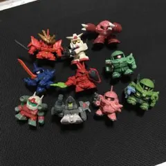 ガンダム　ミニフィギュア10体セット