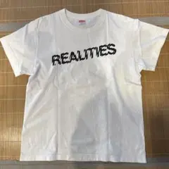 REALITIES テキストプリント Tシャツ