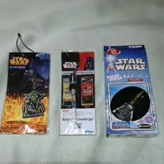 スターウォーズ  光る ライトセーバーストラップ  他 2点
