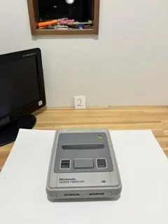 任天堂スーパーファミコン本体のみ、外側、内部清掃済み、整備済み、動作確認済み