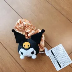 サンリオ　ぽこきゅんおしゃれシュシュ　★クロミ★ オレンジ色　未使用のサムネイル
