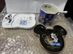 Tokyo Disney東京ディズニーリゾート 25周年 マグカップと皿セット