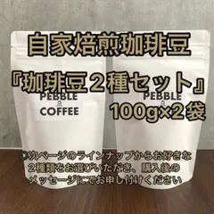 【自家焙煎珈琲豆】お好きなコーヒー豆2種　100g×2袋のサムネイル