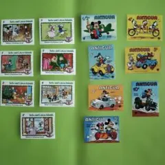 ディズニー 外国切手 未使用 14枚セット