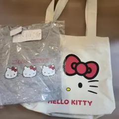 【新品未使用】しまむら キティ ハッピーバッグ 福袋 トート 長袖Tシャツ M