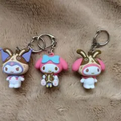 非売品未使用⭐︎マイメロ　クロミ　キーホルダーセット宇佐美