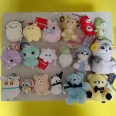 キャラクター ぬいぐるみセット マスコット 18点 まとめ売り