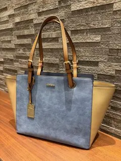 値引！オシャレカラー！＆chouette トートバッグ　バイカラーバッグ 通勤