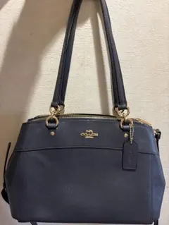 COACH ネイビー ハンドバッグ