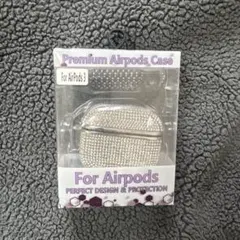 AirPods 3 用 キラキラ ラインストーン ケース シルバー 新品未使用のサムネイル