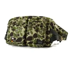 PORTER ポーター×スヌーピー JOE PORTER ウエストバッグ 迷彩
