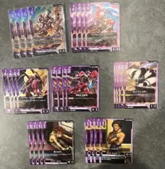 ガンダムカードゲーム 紫デッキ 鉄血のオルフェンズ 鉄華団 テイワズ