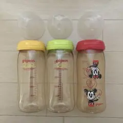 pigeon 哺乳瓶 3本セット カラフル