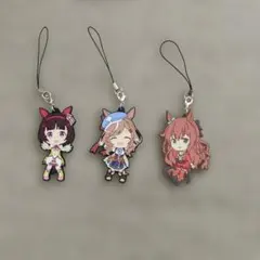【ウマ娘】ウマ娘ラバーキーホルダー3点セット　#ウマ娘