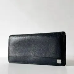 CalvinKlein 長財布 ブラック ロゴプレート レザー m785のサムネイル