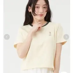Lily Brown Lily Bear コンパクトTシャツ　イエローのサムネイル