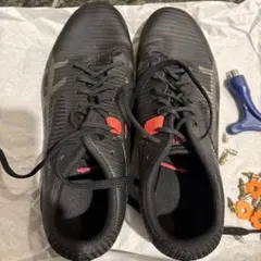 ブラック 陸上競技 スパイク・シューズ 交換可能スパイク付き