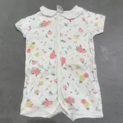 PETIT BATEAU フルーツ柄ロンパース 6m