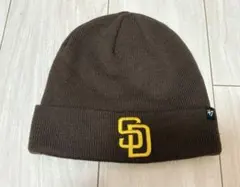 47 サンディエゴ・パドレス ニット帽 ブラウン