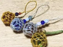 元漁師の父親手作りビー玉ストラップ(15個) 値下げ可‼️バラ売りは要相談。