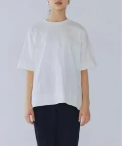 【新品・未使用】yori ソリッドバックフレアTee ホワイト Tシャツ 半袖 2026年最新】Yori レディース 半袖(Tシャツ) Tシャツ・カットソーの