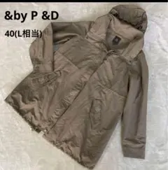 最終値下　&by P & D モッズコート　フード　ピンキー&ダイアン　40 L