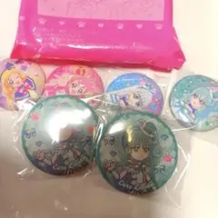 わんだふるプリキュア 缶ミラー、バッジセット 6個 マクドナルド
